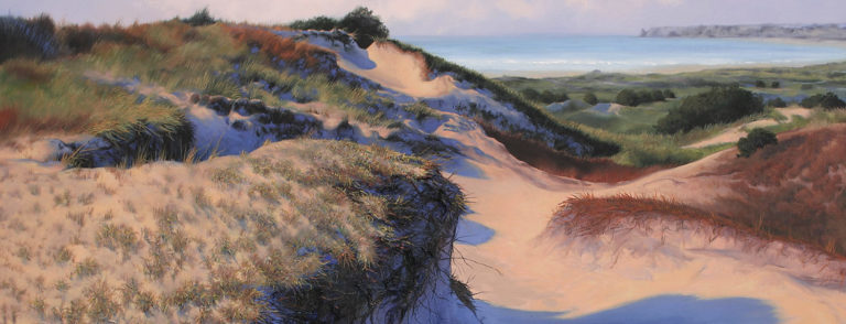 paintings of jersey channel islands Atlantic Dunes , Nicholas Romeril