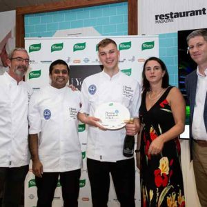 George Harding awarded third place in the prestigious 2019 final of the Craft Guild of Chefs Young National Chef of the Year competition